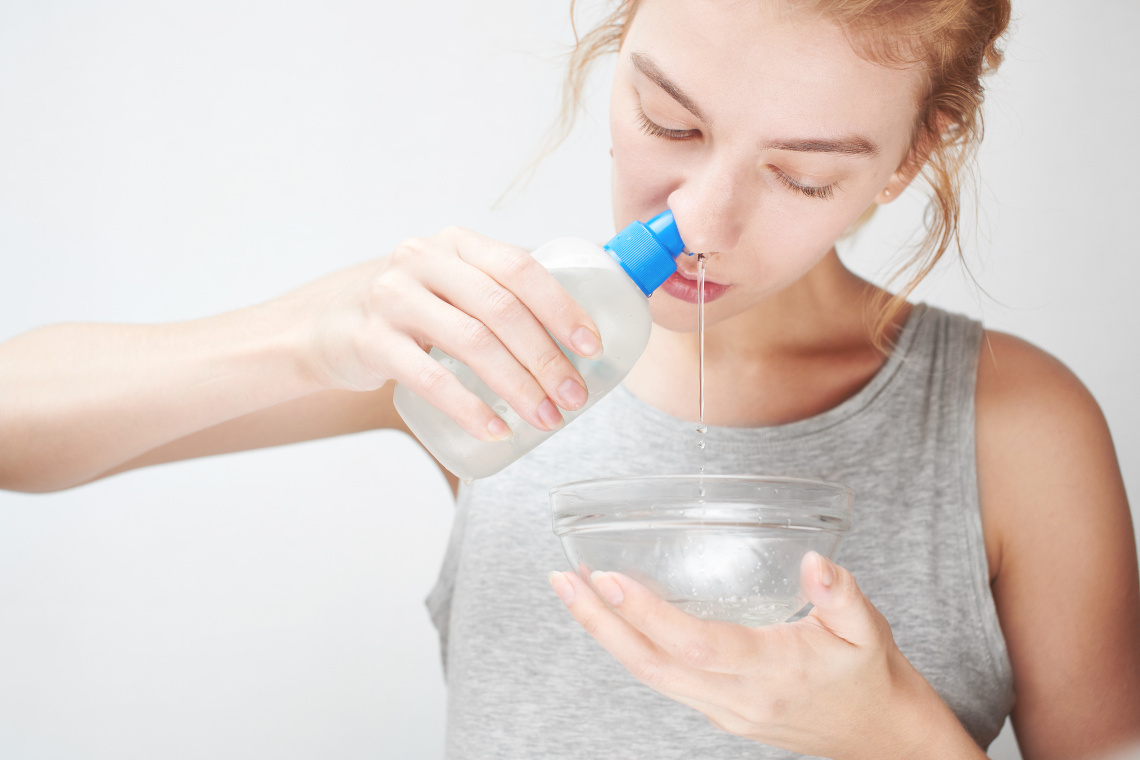 Benefici acqua di mare naso